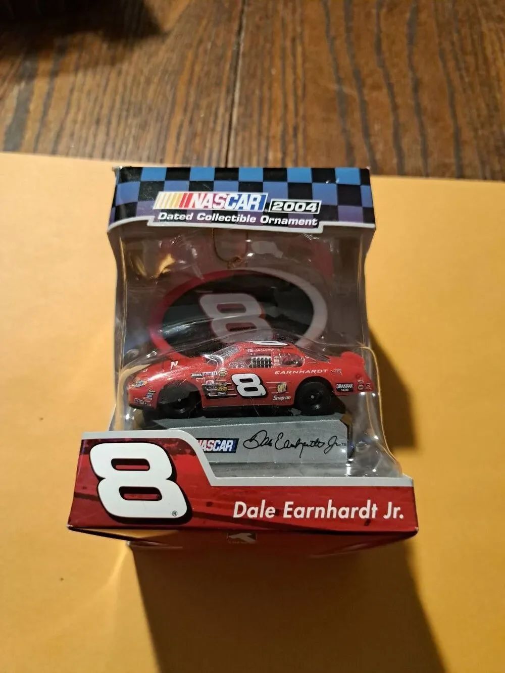Vintage 2004 Trevco Dale Earnhardt Jr #8 NASCAR Holiday Christmas Tree Ornament